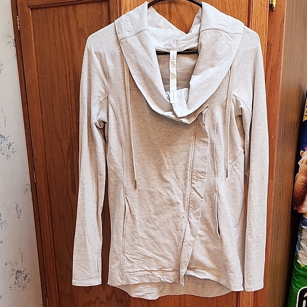 Lululemon Gray Gratitude Wrap Jacket